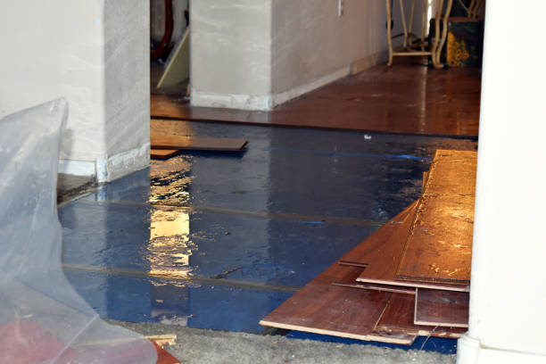 Professional Flood Cleanup technician working in Mahwah, NJ